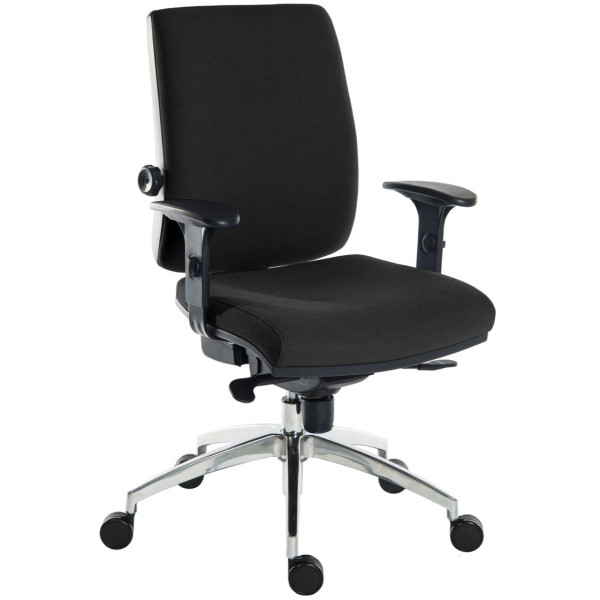Ergo Plus Fabric Posture Office Chair with Steel Base